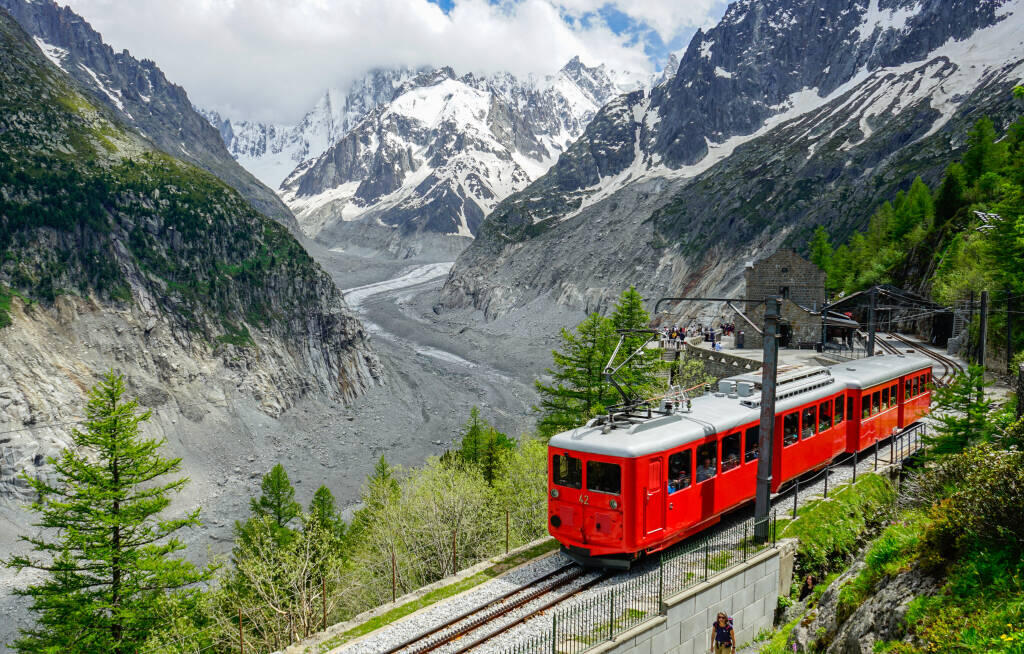 Mer de Glace et train du Montenvers Chamonix-Mont-Blanc : activités et loisirs handicap à Chamonix-Mont-Blanc